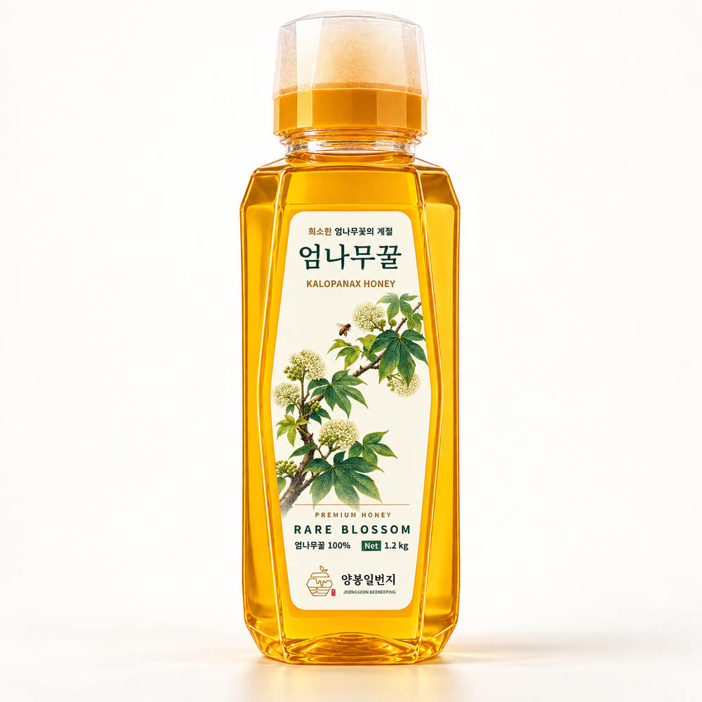 정선 양봉일번지 국내산 엄나무꿀 천연벌꿀 1.2kg